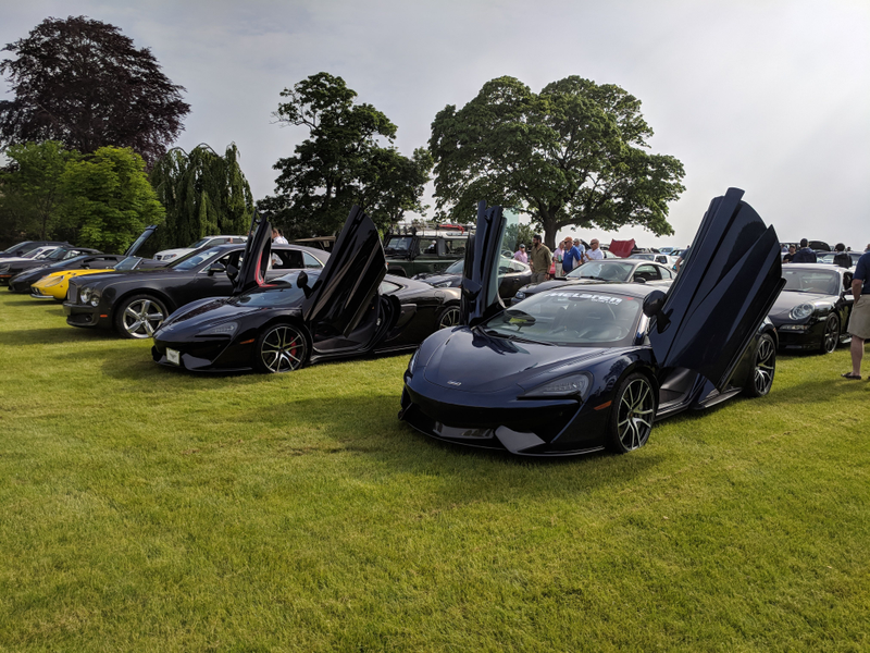 Two McLarens, with billionaire doors!